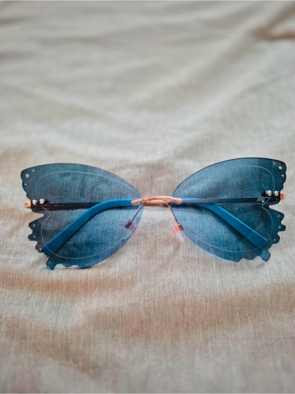 Betsey Johnson Take Flight Butterfly Sunglasses
